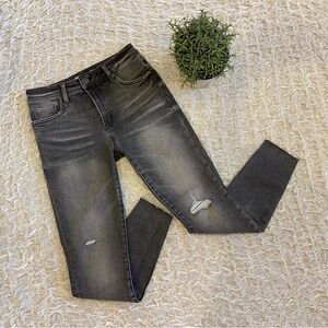 Kut From The Kloth Donna Fab Ab High Rise Skinny Ankle Jeans Distressed Denim 2
